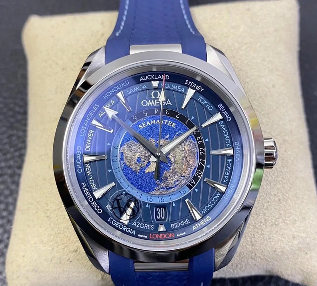 Omega Seamaster 220.12.43.22.03.001 VS Factory 1:1 Best Edition Replica Watch Blue Dial Swiss ETA8938